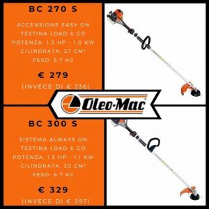 Oleomac BC 270 S e BC 300 S